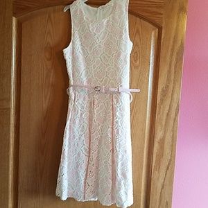 Girls pink dress
